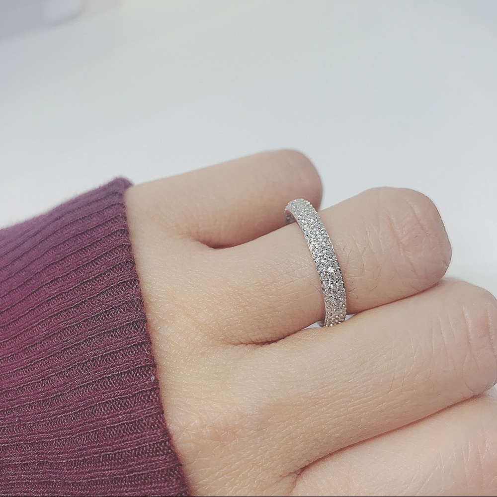 925 Sterling Silver Cubic Zirconia Ring - Picture 7 of 8